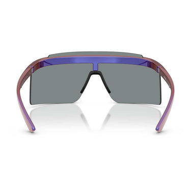 Prada Occhiali da Sole PSB06S 26H10J Linea Rossa Viola Metallizzato/Blu Specchiato Uomo 4