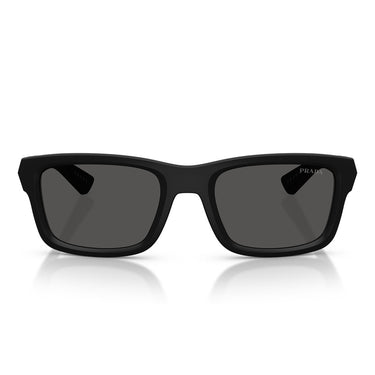 Prada Occhiali da Sole PSB10S 1BO08Z Linea Rossa Nero Opaco Grigio Scuro Uomo
