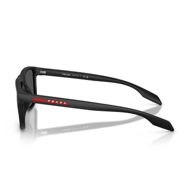 Prada Occhiali da Sole PSC01S 12P08Z Linea Rossa Nero Opaco/Grigio Scuro Uomo 3