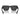 Prada Sunglasses PRA06S 16K08Z Black/Dark Gray Unisex 4