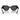 Prada Sonnenbrille PRA09S 1AB5S0 Schwarz/Dunkelgrau Unisex 4