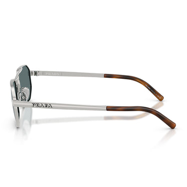 Prada Occhiali da Sole PRD53S 1BC40X Argento/Blu Specchiato Argento Uomo 2