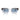 Ray-Ban Sonnenbrille RB0298S 13553F Mega Hawkeye Grau/Blau Unisex