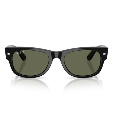 Ray-Ban Occhiali da Sole RB0832S 901/58 Mega Wayfarer II Nero/Verde Unisex Polarizzati