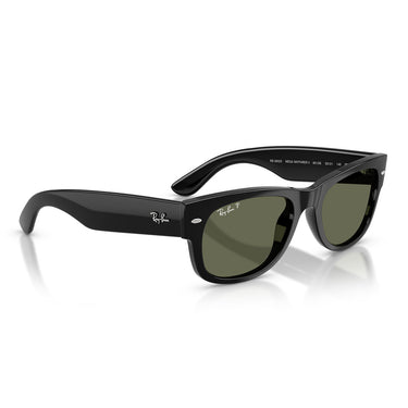 Ray-Ban Occhiali da Sole RB0832S 901/58 Mega Wayfarer II Nero/Verde Unisex Polarizzati 4
