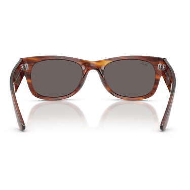 Ray-Ban Occhiali da Sole RB0832S 954/B1 Mega Wayfarer II Marrone Striato/Grigio Scuro Unisex 3