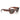 Ray-Ban Occhiali da Sole RB0832S 954/B1 Mega Wayfarer II Marrone Striato/Grigio Scuro Unisex 4