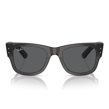 Ray-Ban Occhiali da Sole RB0840S 1406B1 Mega Wayfarer Nero Trasparente/Grigio Scuro Unisex