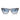 Ray-Ban Occhiali da Sole RB0840S 68463F Mega Wayfarer Grigio Trasparente Trasparente Sfumato Blu Unisex