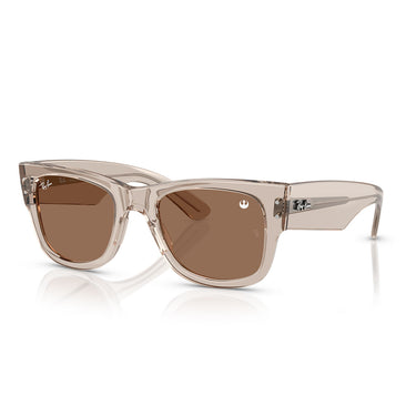 Ray-Ban Occhiali da Sole RB0840S 68701A Mega Wayfarer X Star Wars Marrone Chiaro Trasparente/Viola Chiaro Unisex 2