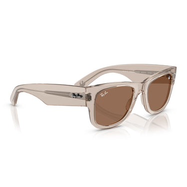 Ray-Ban Occhiali da Sole RB0840S 68701A Mega Wayfarer X Star Wars Marrone Chiaro Trasparente/Viola Chiaro Unisex 5