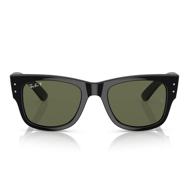 Ray-Ban Occhiali da Sole RB0840S 901/58 Mega Wayfarer Nero/Verde G-15 Unisex Polarizzati