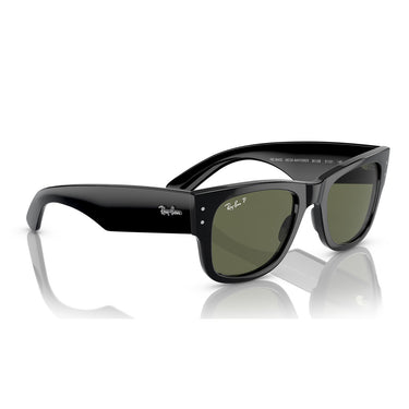 Ray-Ban Occhiali da Sole RB0840S 901/58 Mega Wayfarer Nero/Verde G-15 Unisex Polarizzati 4