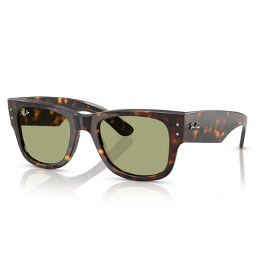 Ray-Ban Sonnenbrille RB0840S 902/4E Mega Wayfarer Braun/Grün Unisex