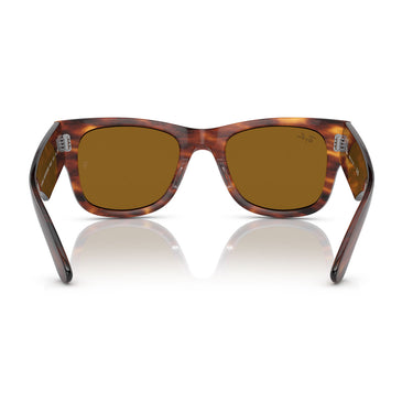 Ray-Ban Sonnenbrille RB0840S 954/33 Mega Wayfarer Braun/Braun Unisex