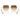 Ray-Ban Gafas de Sol RB1971 920251 Cuadrado Oro Rosa/Marrón Degradado Transparente Unisex 4