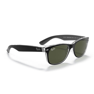 Ray-Ban Sonnenbrille RB2132 6052 New Wayfarer Schwarz/Grün G-15 Unisex 5