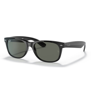 Ray-Ban Sonnenbrille RB2132 901 New Wayfarer Schwarz/Grün G-15 Unisex 2