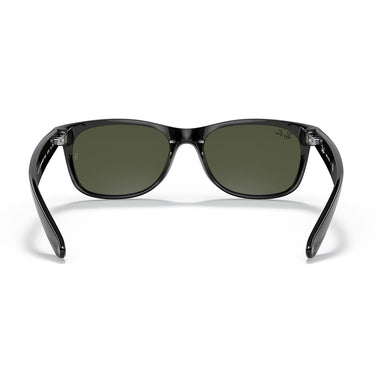 Ray-Ban Occhiali da Sole RB2132 901L New Wayfarer Nero Lucido Verde G-15 Unisex 4