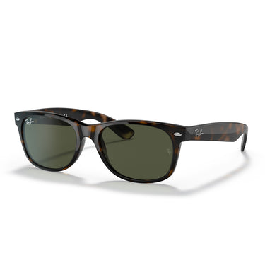 Ray-Ban Sonnenbrille RB2132 902L New Wayfarer Braun/Grün G-15 Unisex