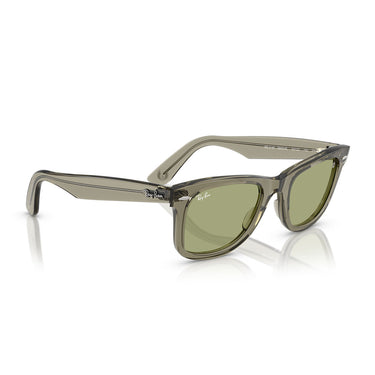 Ray-Ban Occhiali da Sole RB2140 68694E Wayfarer Star Wars Verde Trasparente Verde Bottiglia Unisex 5