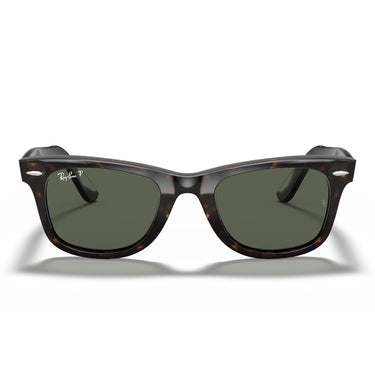 Ray-Ban Okulary Przeciwsłoneczne RB2140 902/58 Wayfarer Havana/Verde Unisex Polaryzowane