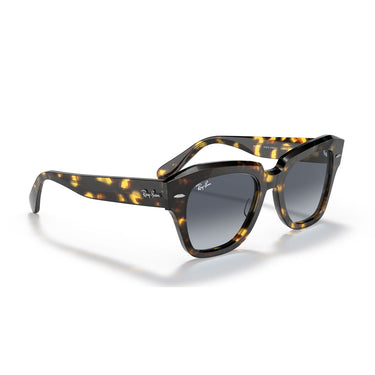 Ray-Ban Sonnenbrille RB2186 133286 State Street Braun/Blau Verlauf Unisex