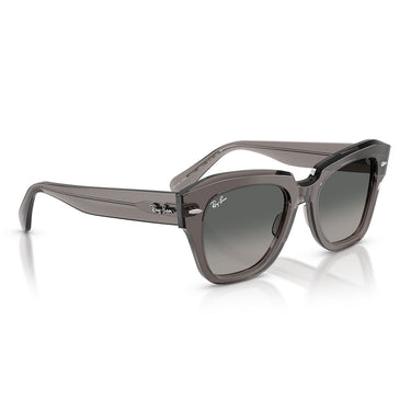 Ray-Ban Sonnenbrille RB2186 136971 State Street Gestreift Transparent Grau/Grau Verlauf Unisex 4