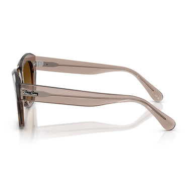 Ray-Ban Occhiali da Sole RB2186 682785 State Street Striato Marrone Chiaro Trasparente/Marrone Chiaro Unisex 2