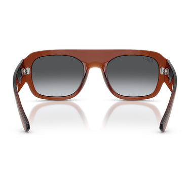 Ray-Ban Okulary Przeciwsłoneczne RB2218 6678T3 Brązowe Przezroczyste/Szare Gradientowe Unisex Polaryzacyjne 3
