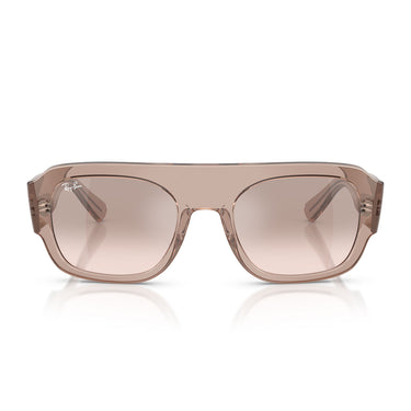 Ray-Ban Okulary Przeciwsłoneczne RB2218 67278Z Jasnobrązowy Przezroczysty Brązowy Srebrne Lustro Unisex