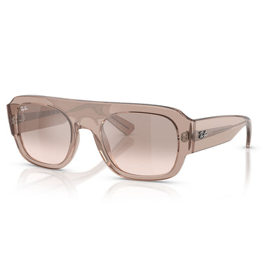 Ray-Ban Okulary Przeciwsłoneczne RB2218 67278Z Jasnobrązowy Przezroczysty Brązowy Srebrne Lustro Unisex 2