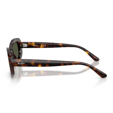 Ray-Ban Sonnenbrille RB2221 902/31 Braun/Grün Damen 2
