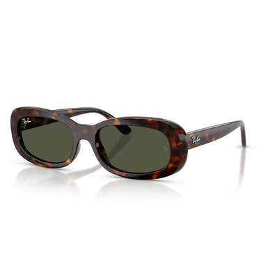 Ray-Ban Sonnenbrille RB2221 902/31 Braun/Grün Damen 1