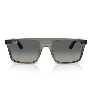 Ray-Ban Occhiali da Sole RB2222 143871 Striato Grigio/Grigio Sfumato Unisex