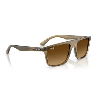 Ray-Ban Occhiali da Sole RB2222 143985 Striato Verde/Marrone Sfumato Unisex 4