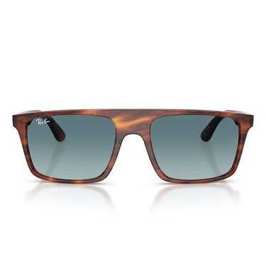 Ray-Ban Gafas de Sol RB2222 954 3M Marrón Rayado Azul Degradado Unisex