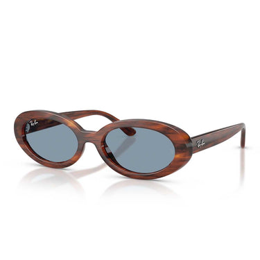 Ray-Ban Occhiali da Sole RB2223 954/56 Marrone Striato/Blu Donna 1