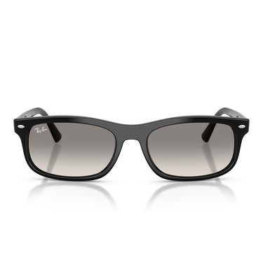 Ray-Ban Occhiali da Sole RB2224 901/32 Nero/Trasparente Sfumato Grigio Unisex