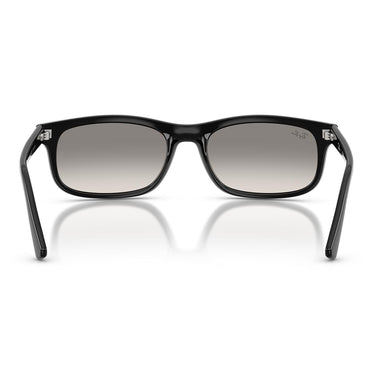 Ray-Ban Occhiali da Sole RB2224 901/32 Nero/Trasparente Sfumato Grigio Unisex 3