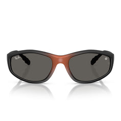 Ray-Ban Occhiali da Sole RB2228 6927B1 x Marvel Nero Sfumato Rosso/Grigio Scuro Unisex