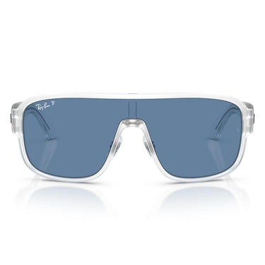 Ray-Ban Occhiali da Sole RB2229 646/1C Polarized S Trasparente/Blu Urban Storm Unisex Polarizzati