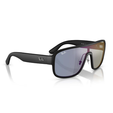 Ray-Ban Occhiali da Sole RB2229 901SB2 Nero Opaco/Blu Scuro Specchiato Viola Unisex