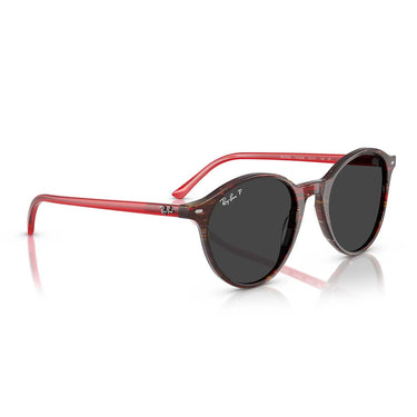Ray-Ban Occhiali da Sole RB2230 141948 Bernard Rosso Trasparente/Grigio Scuro Unisex Polarizzati 4