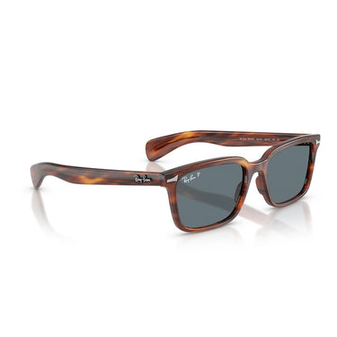 Ray-Ban Occhiali da Sole RB2234 954/3R Brunel Marrone Striato/Blu Scuro Unisex Polarizzati