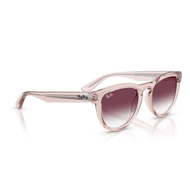 Ray-Ban Occhiali da Sole RB2237 69018H Rosa Trasparente/Trasparente Sfumato Viola Unisex