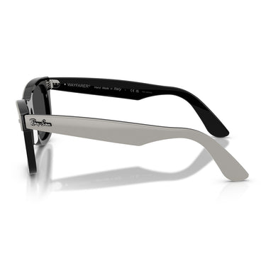 Ray-Ban Okulary Przeciwsłoneczne RB2240 144248 Wayfarer Szary Na Czarnym Czarny Unisex Polaryzacyjne 3