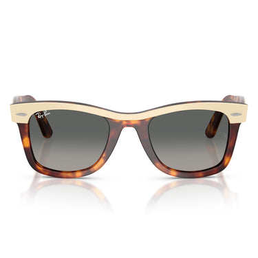 Ray-Ban Gafas de Sol RB2240 144371 Wayfarer Beige Sobre Marrón/Gris Degradado Unisex