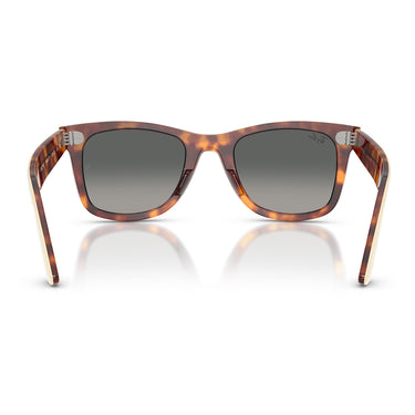 Ray-Ban Okulary Przeciwsłoneczne RB2240 144371 Wayfarer Beżowy Na Brązowo/Szary Gradient Unisex 4