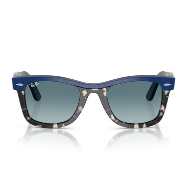 Ray-Ban Lunettes de Soleil RB2240 14453M Wayfarer Bleu Sur Marron Bleu Dégradé Unisexe